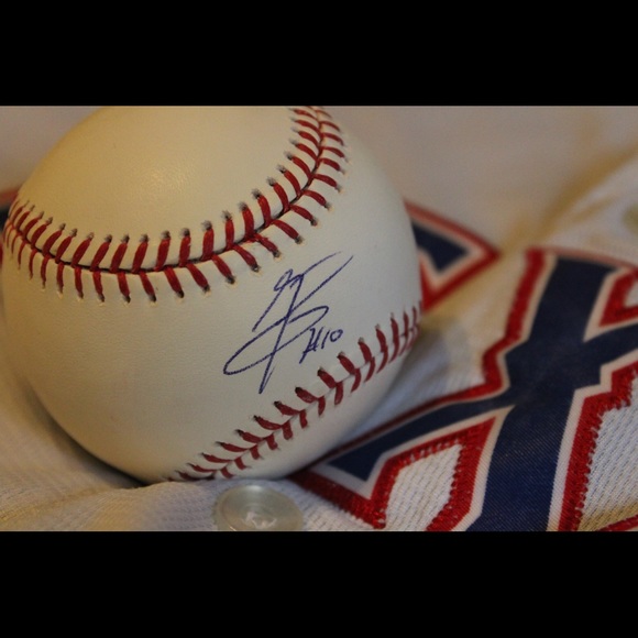 Rawlings Other - Autographed Texas Rangers Baseball